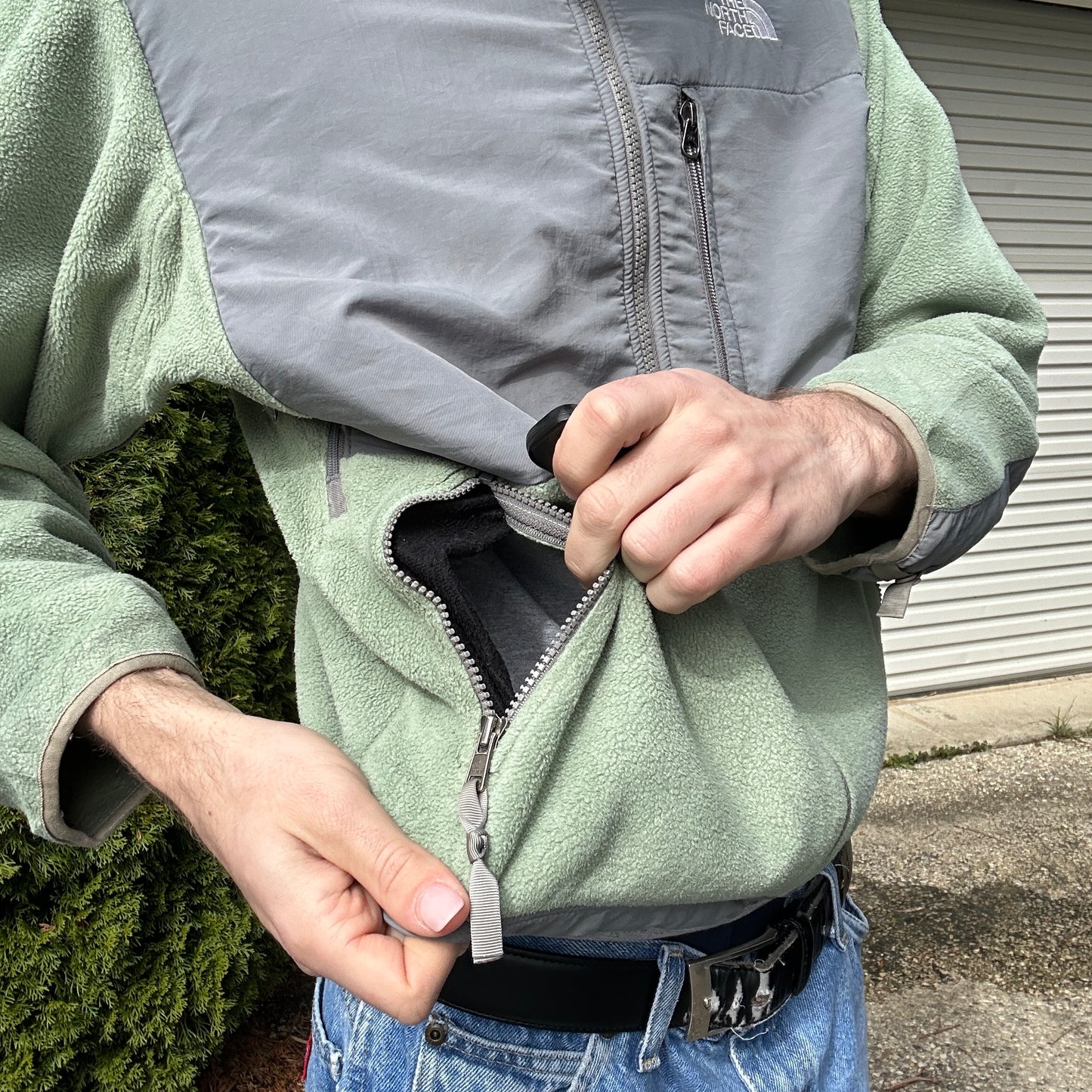 Vintage The North Face Denali Fleece Green - Womens S to M