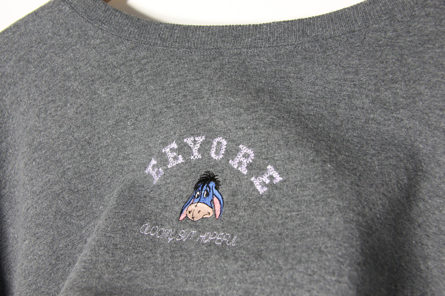 Vintage Eeyore Embroidered Sweatshirt - XL