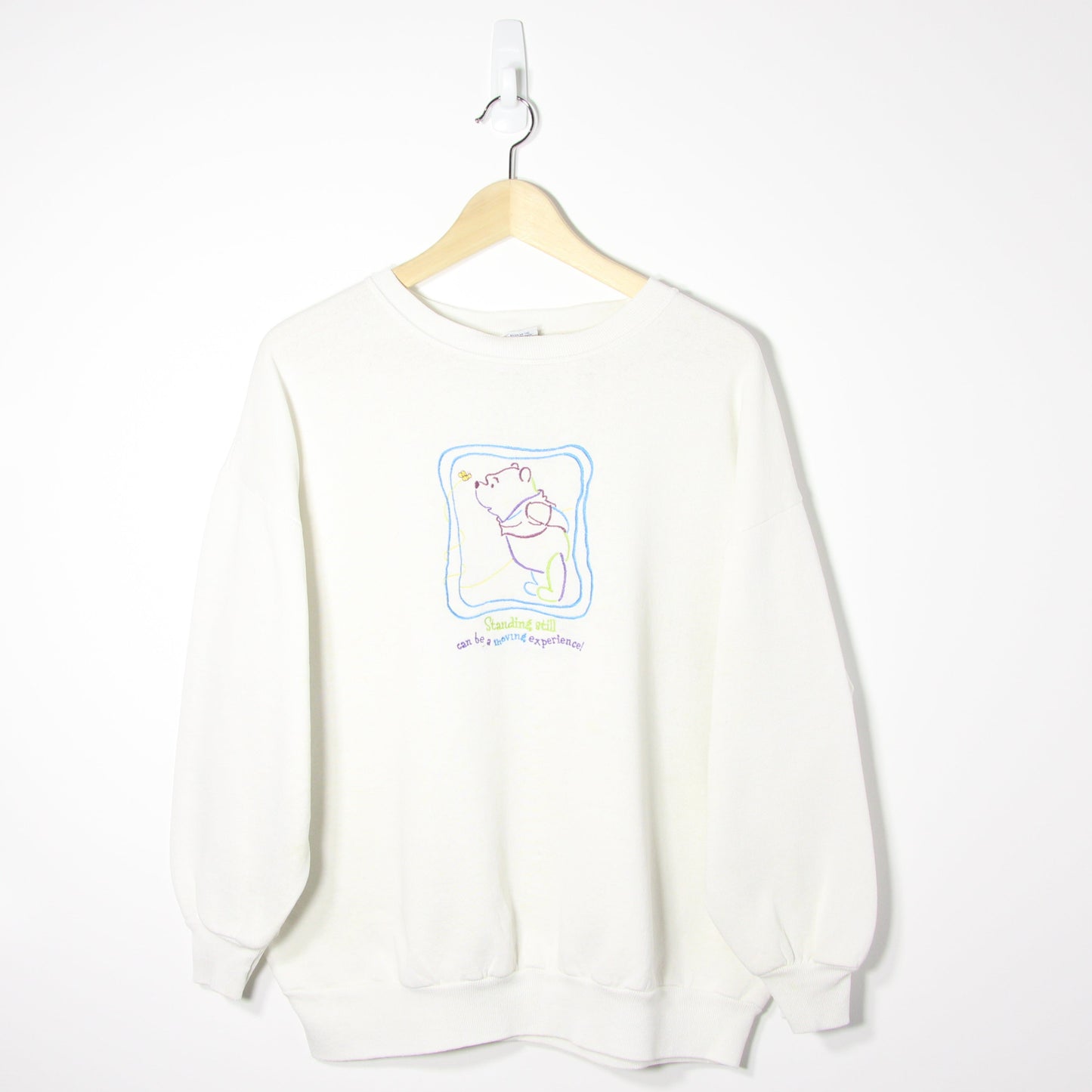 1990's Pooh Embroidered Sweatshirt - L (W)