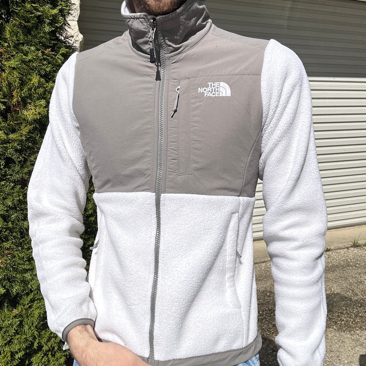 Vintage The North Face Denali Fleece Snowy White - Womens XS