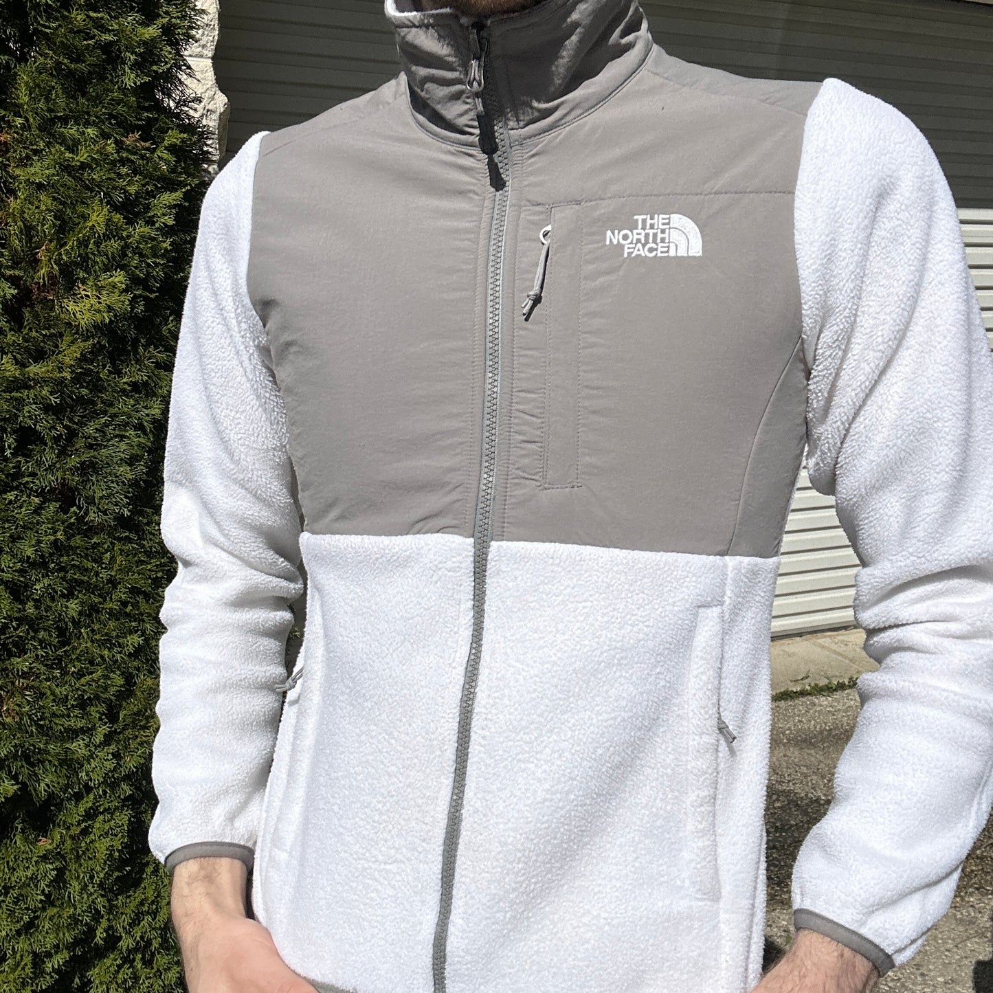 Vintage The North Face Denali Fleece Snowy White - Womens XS