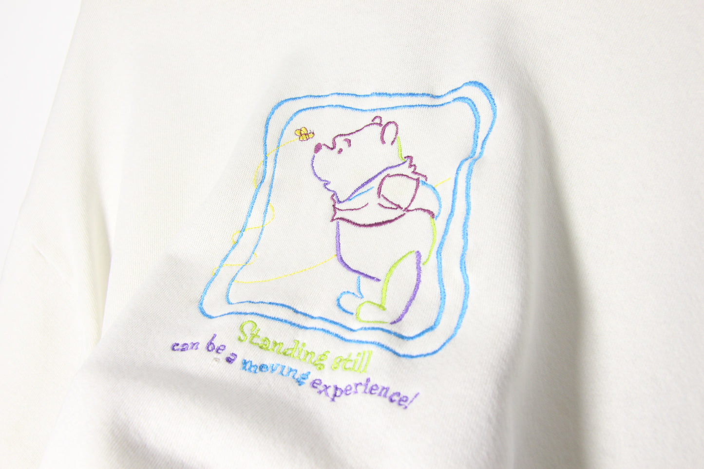 1990's Pooh Embroidered Sweatshirt - L (W)