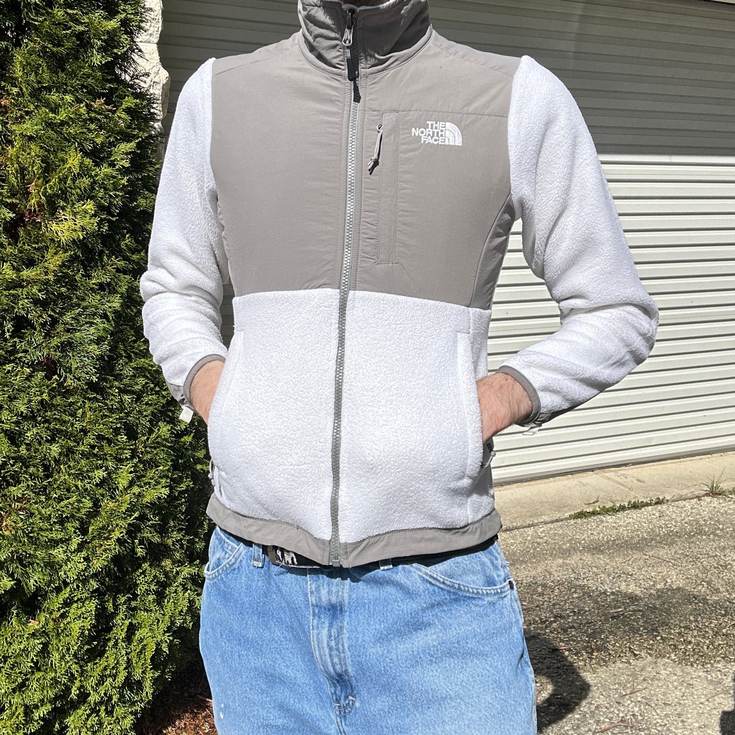 Vintage The North Face Denali Fleece Snowy White - Womens XS