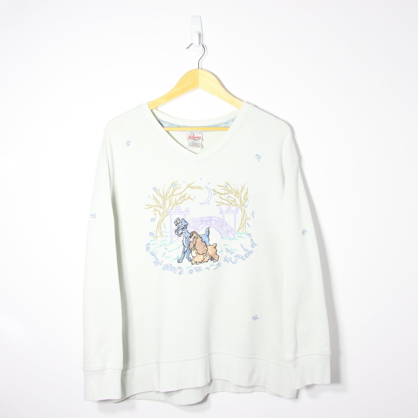 Vintage Lady & the Tramp Embroidered Sweatshirt - M