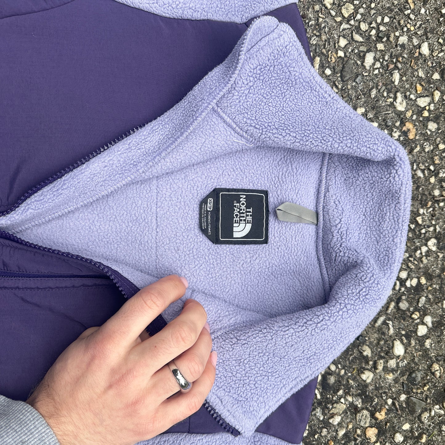 Vintage The North Face Denali Fleece Purple - Womens XS