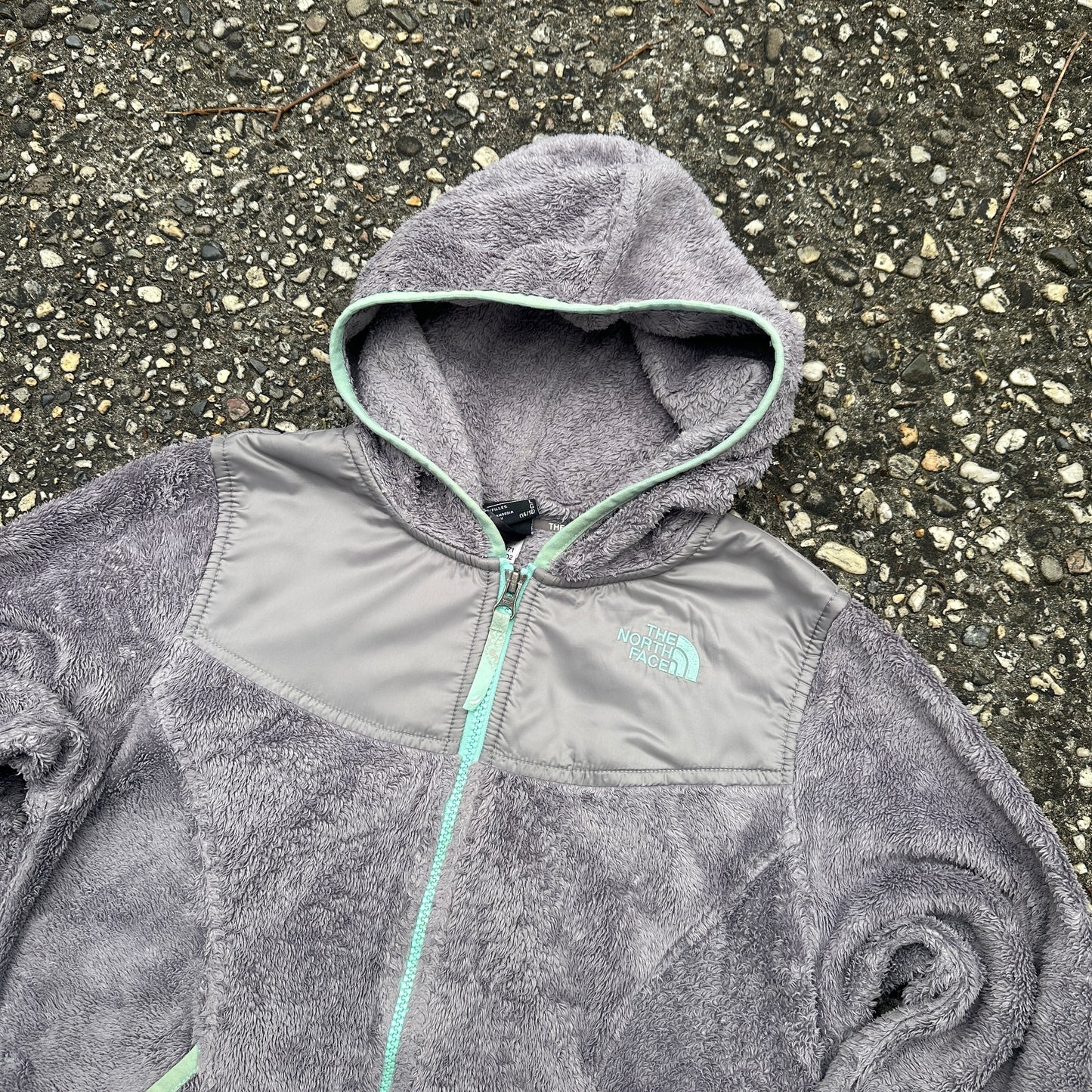 Vintage The North Face Fleece Grey - Girls L