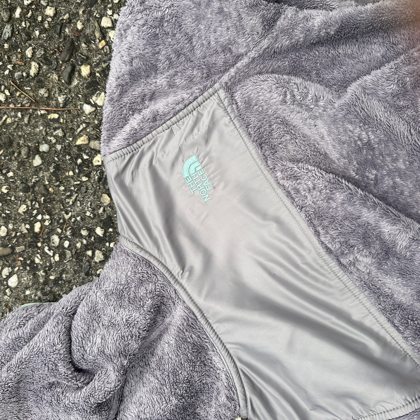 Vintage The North Face Fleece Grey - Girls L