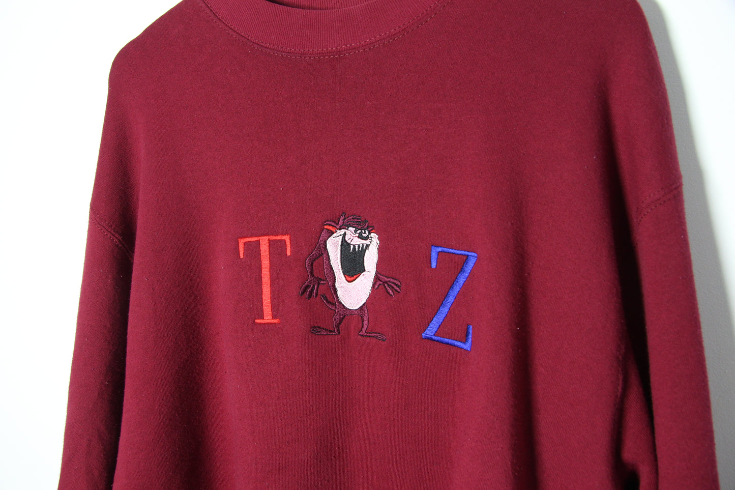 Vintage TAZ Embroidered Sweatshirt - L