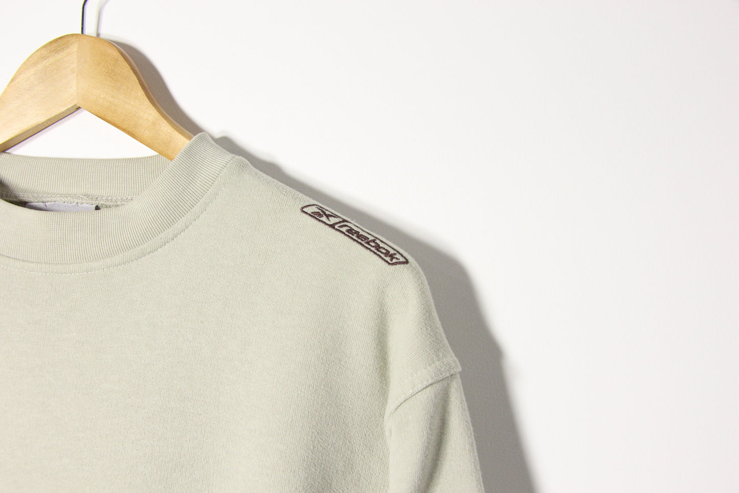 Vintage 90s Reebok Sweatshirt Beige - S