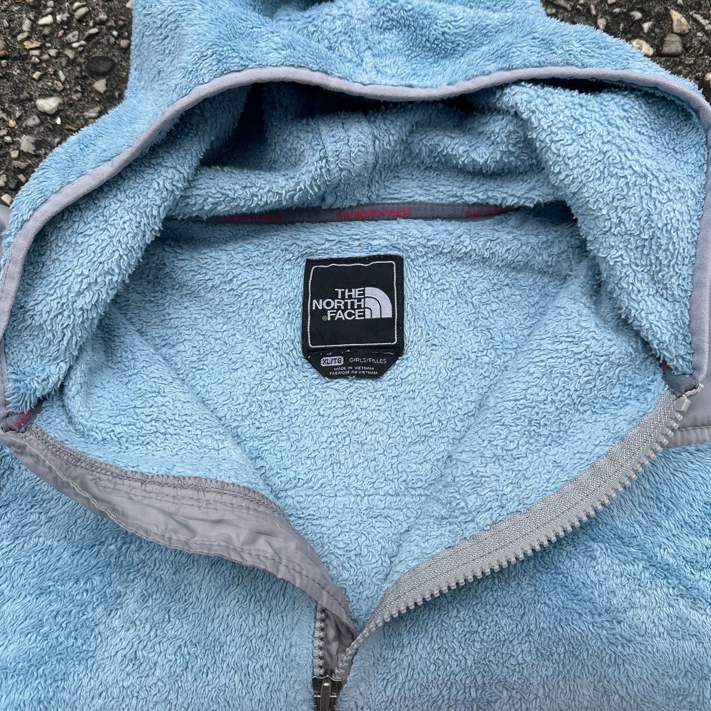 Vintage The North Face Polartec Fleece Blue - Girls XL