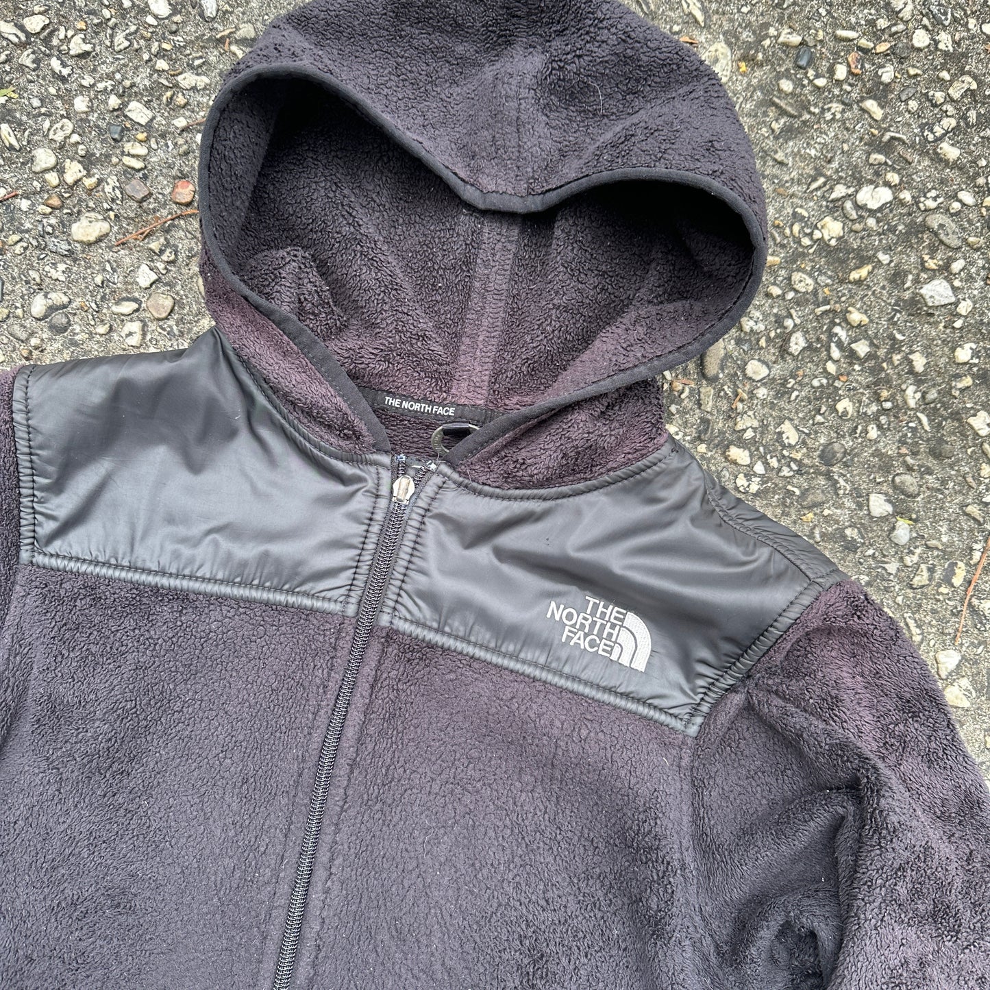 Vintage The North Face Fleece Black - Womens S