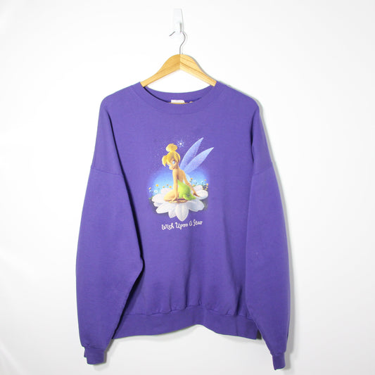 Vintage Tinkerbell Graphic Sweatshirt - XL