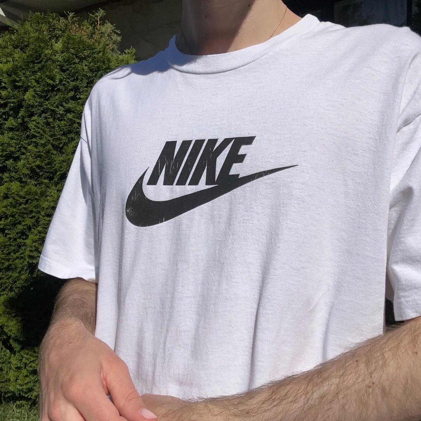 Vintage Nike Minimal Graphic Tee - L