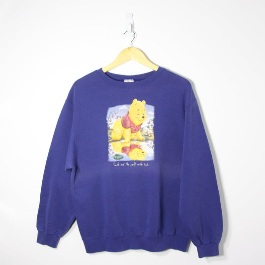 1990's Pooh Graphic Sweatshirt - M