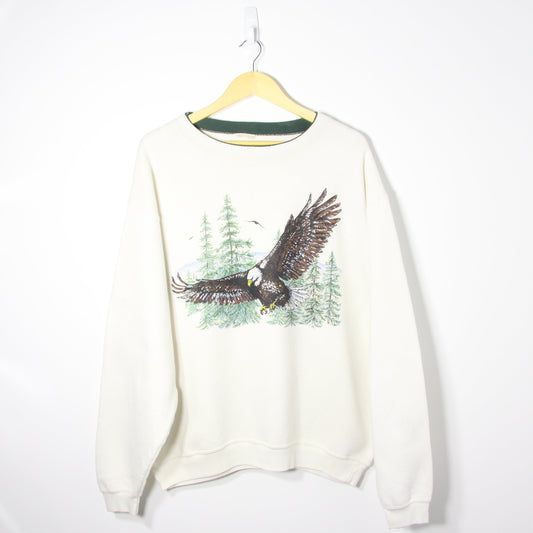 1990's USA Eagle Graphic Sweatshirt - L/XL