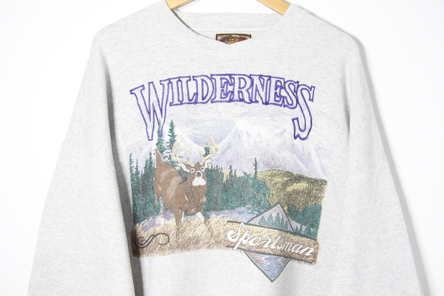 1990's Wilderness USA Nature Sweatshirt - XL