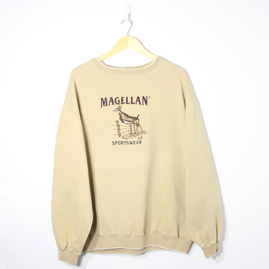 1990's Magellan USA Embroidered Sweatshirt - XXL