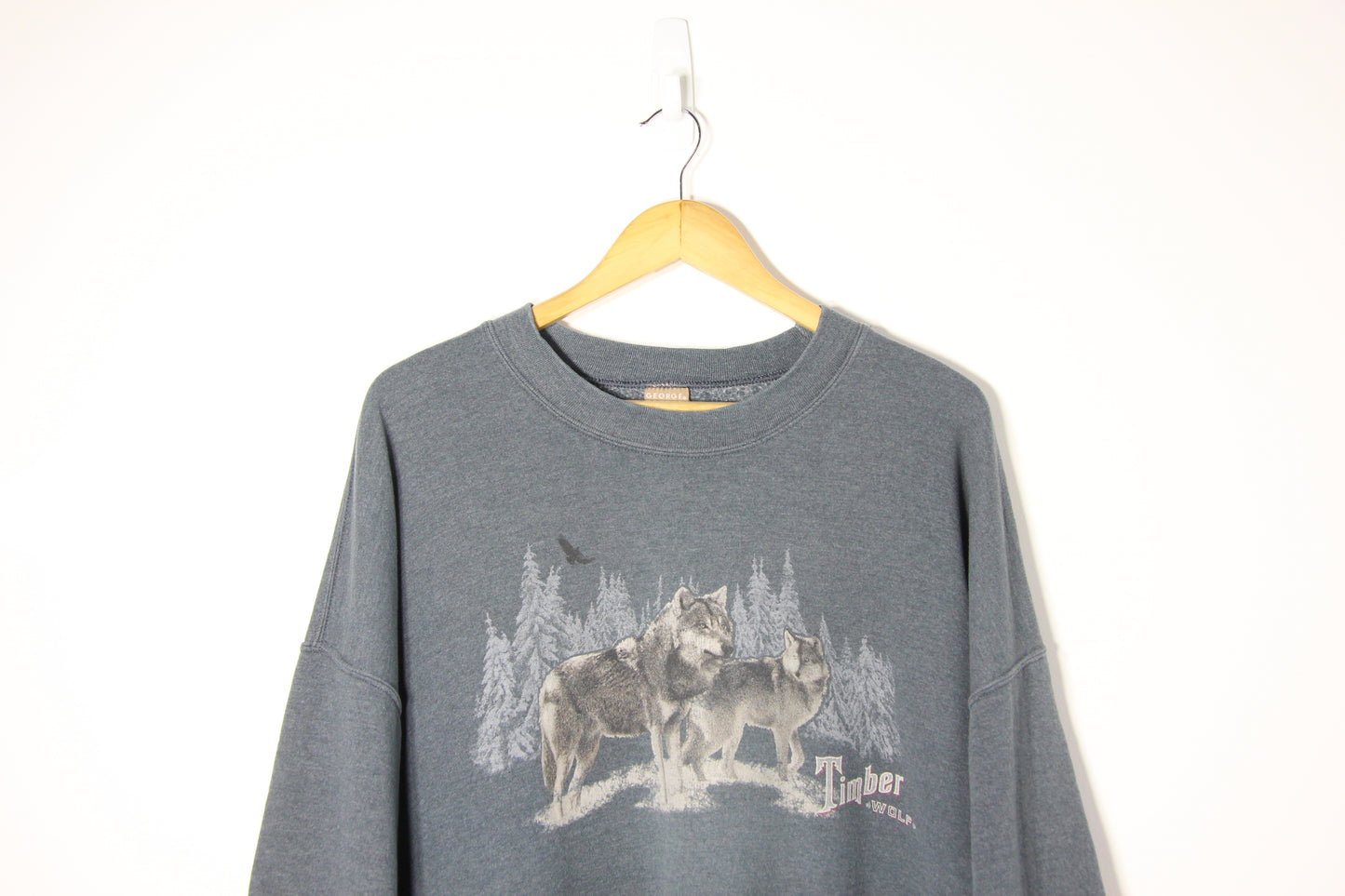Vintage Timberwolf Graphic Sweatshirt - XL
