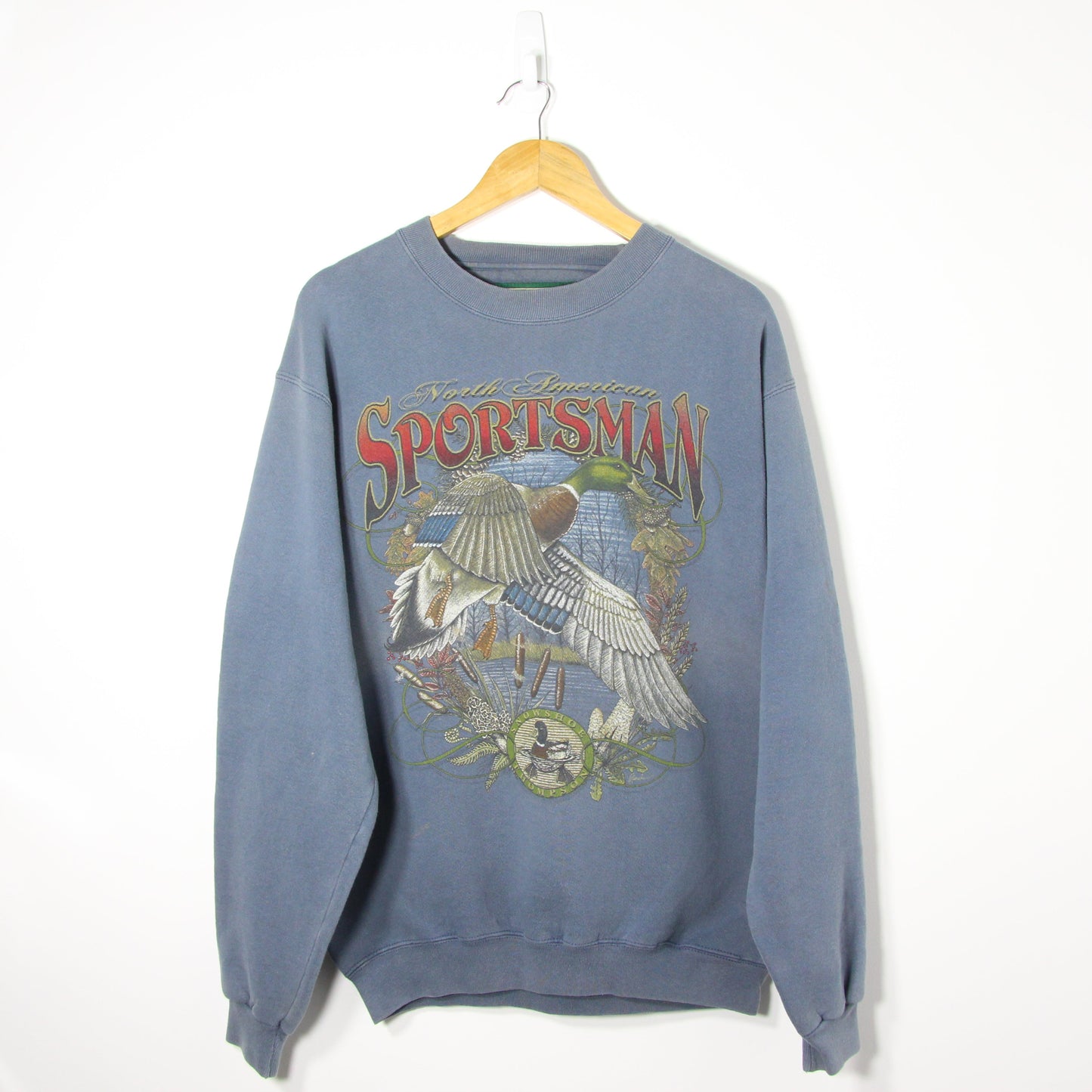 1990's North American Nature Sweatshirt - M