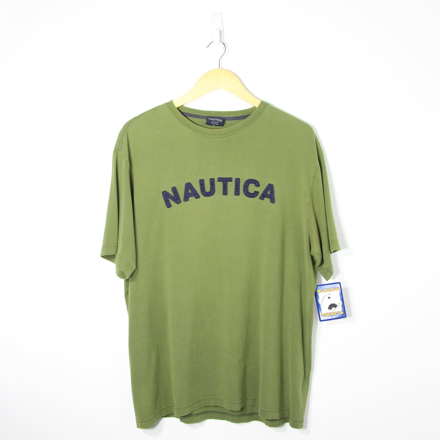 Vintage Nautica Spellout Tee - M