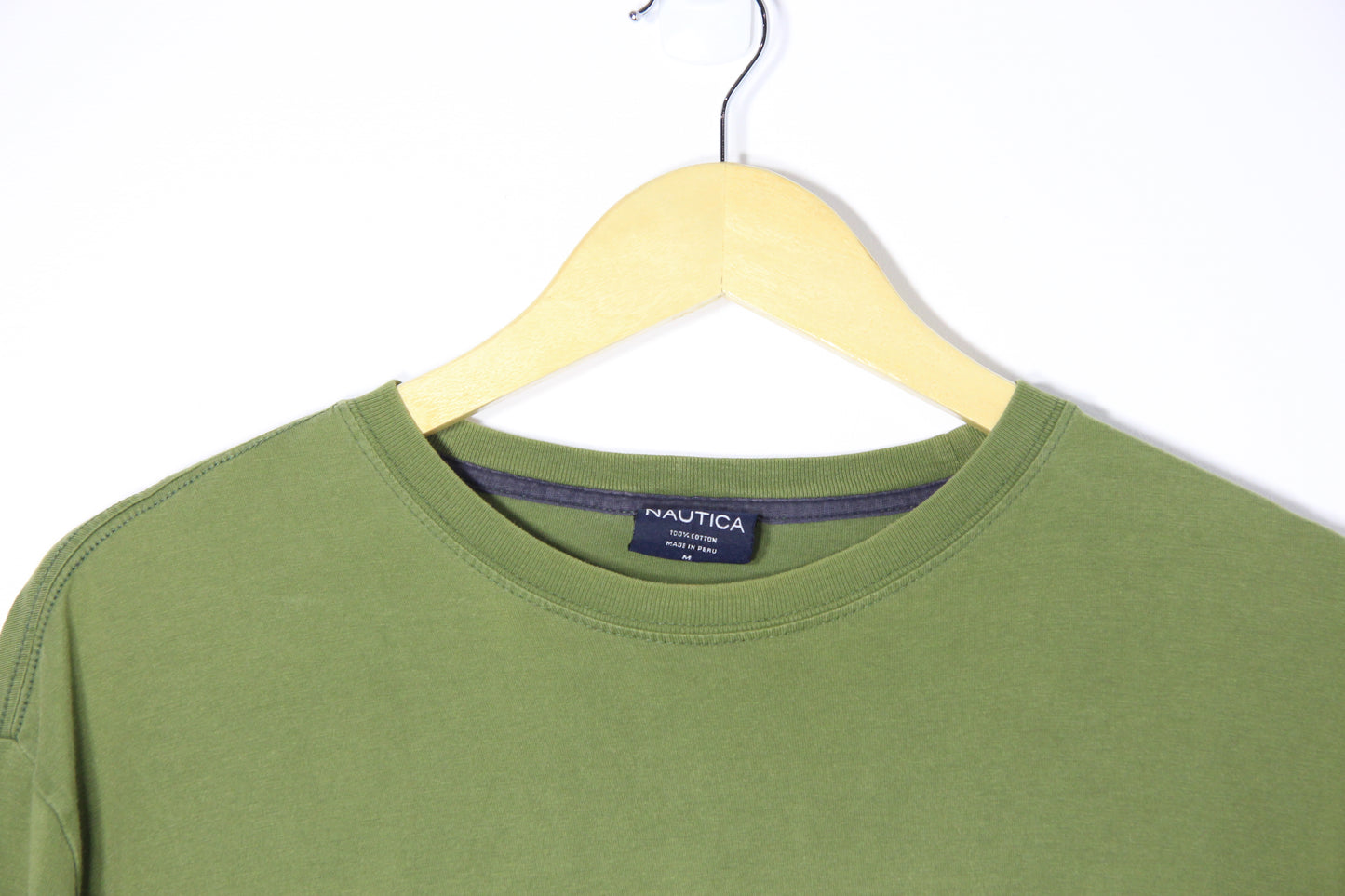 Vintage Nautica Spellout Tee - M