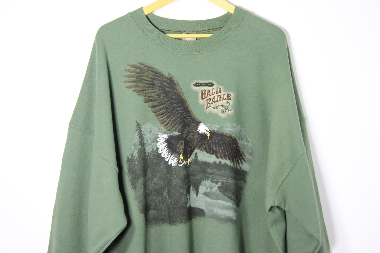 Vintage Bald Eagle Graphic Sweatshirt - XXL