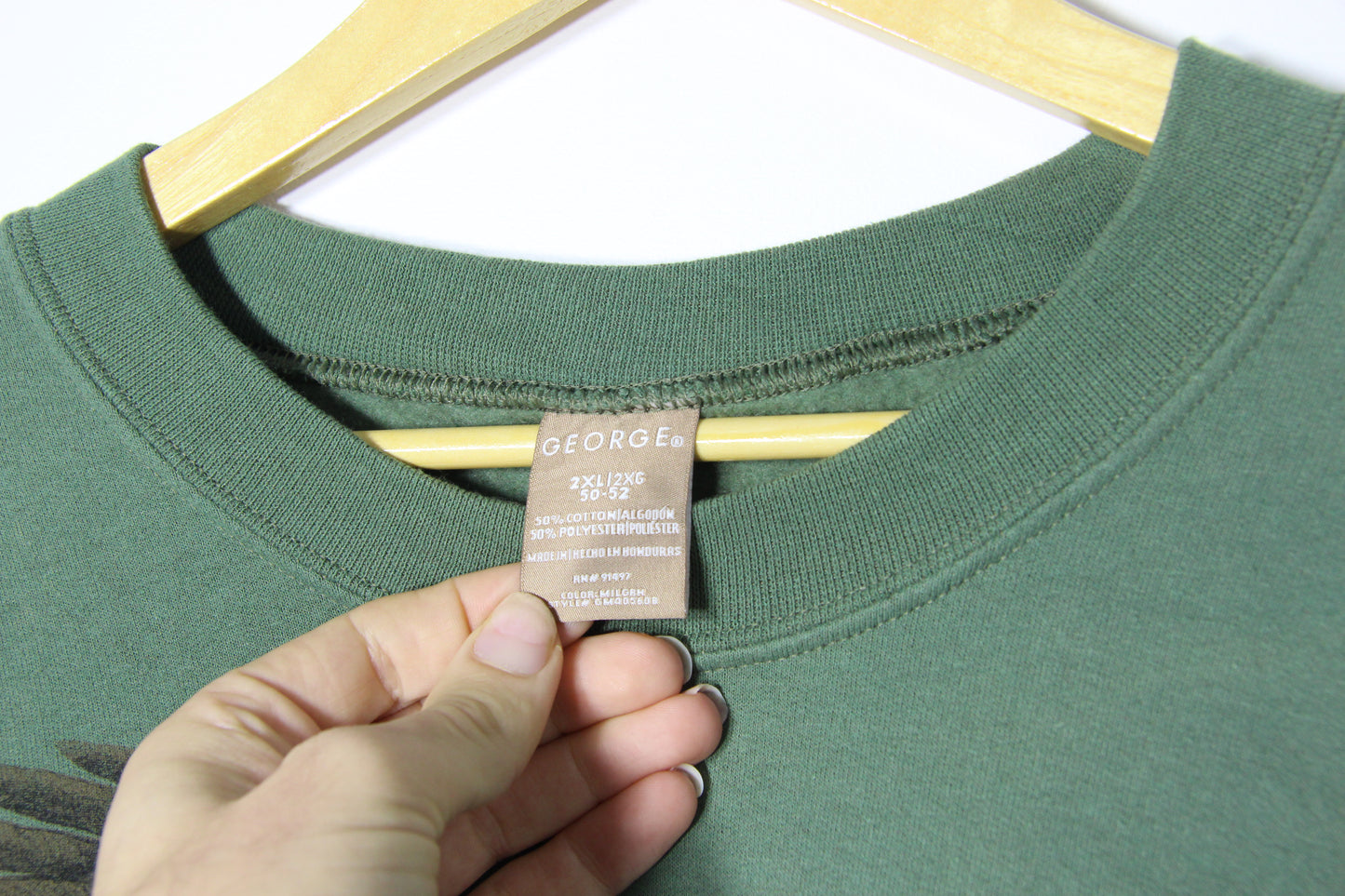 Vintage Bald Eagle Graphic Sweatshirt - XXL