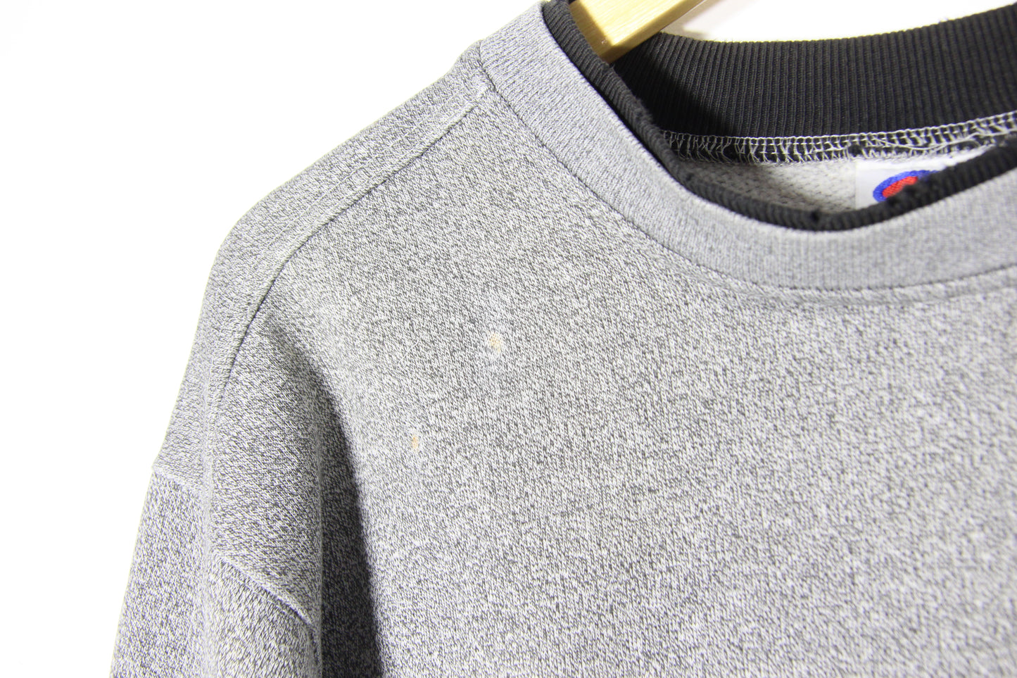 Vintage Champion Spellout Sweatshirt - S