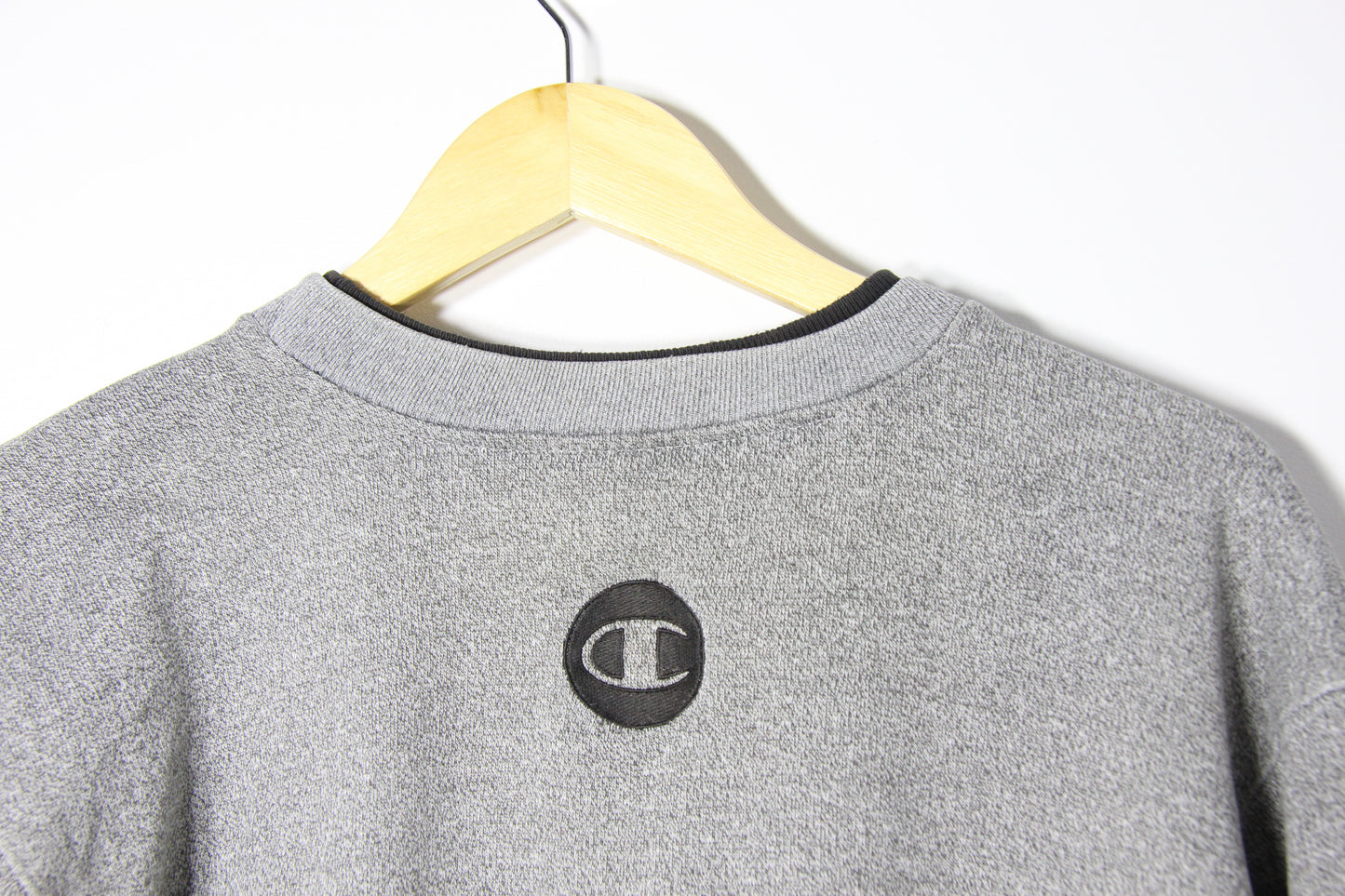 Vintage Champion Spellout Sweatshirt - S