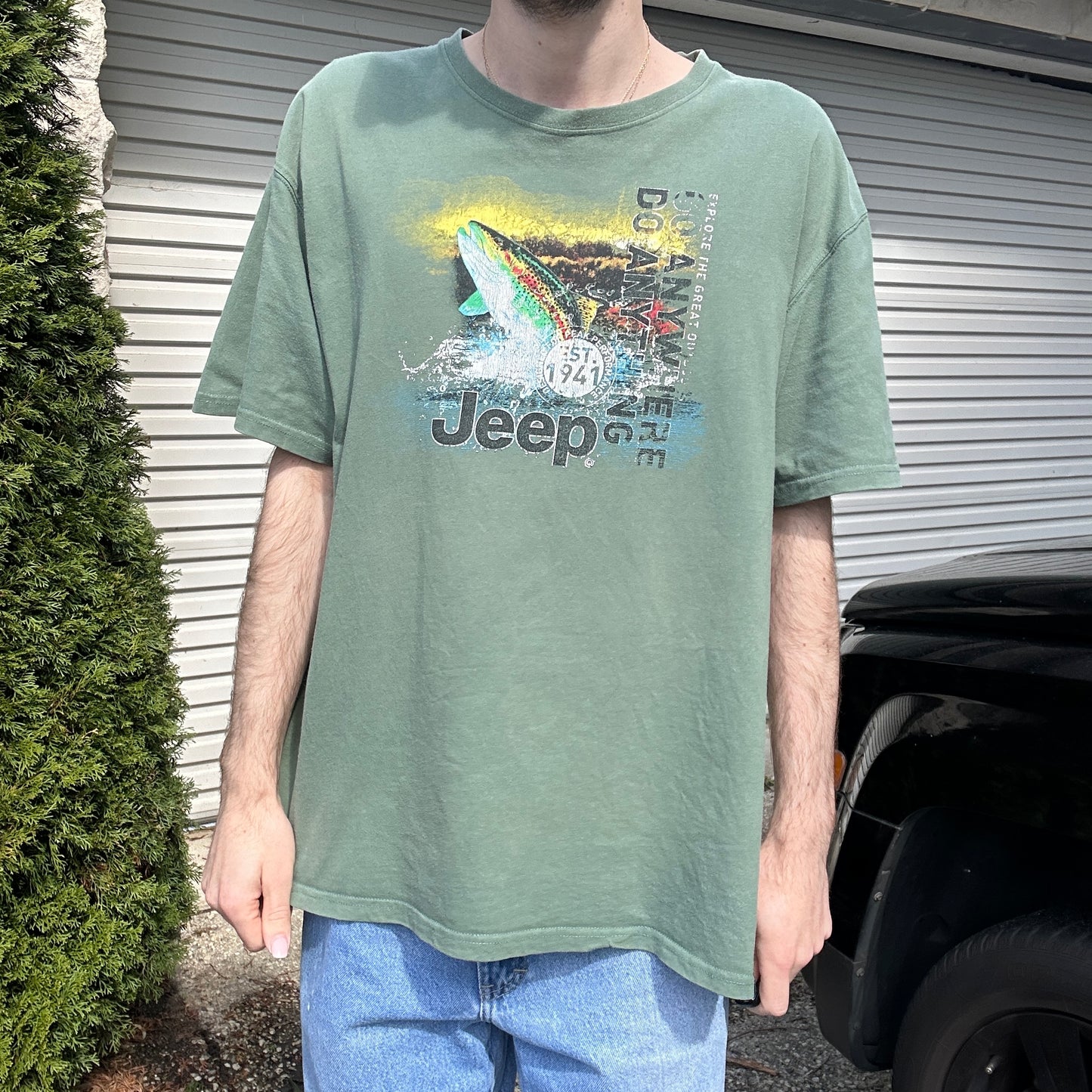 Vintage 2000's Jeep Graphic- XL