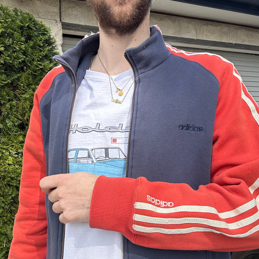 Vintage Adidas Zip Up Sweatshirt - S/M