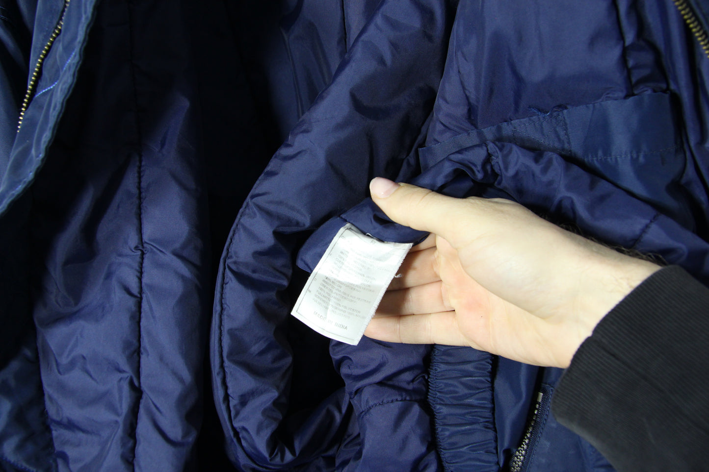 90's Nike Spellout Puffer Jacket - XL