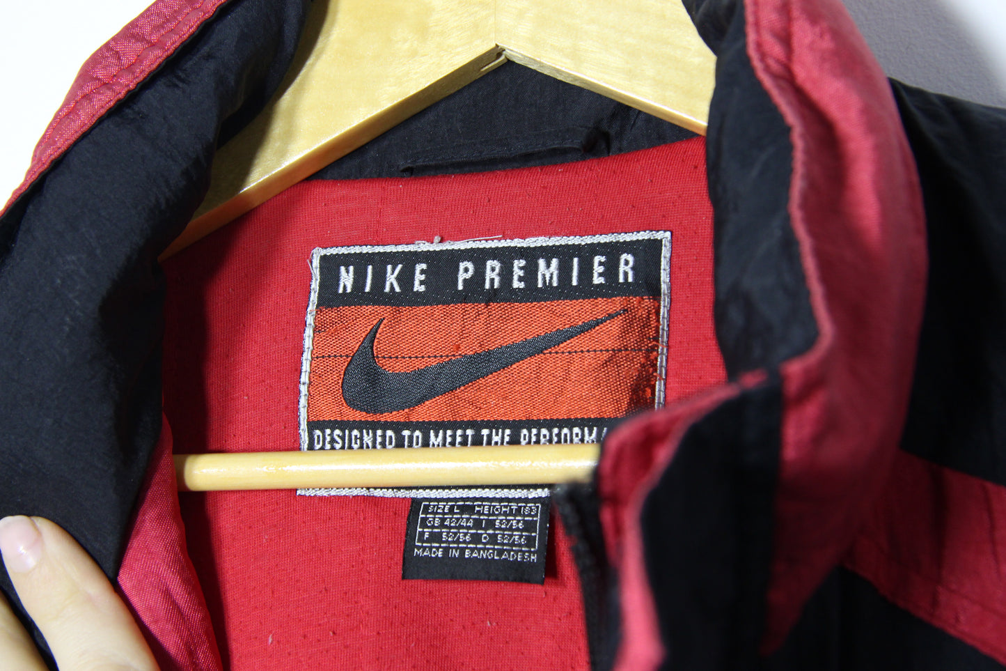 1990's Nike Big Logo Puffer Jacket - L