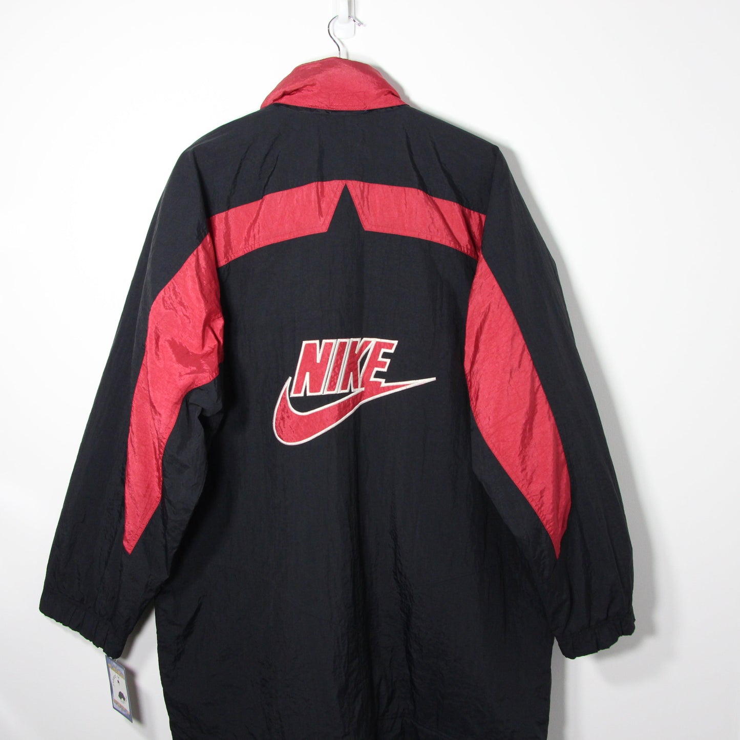 1990's Nike Big Logo Puffer Jacket - L