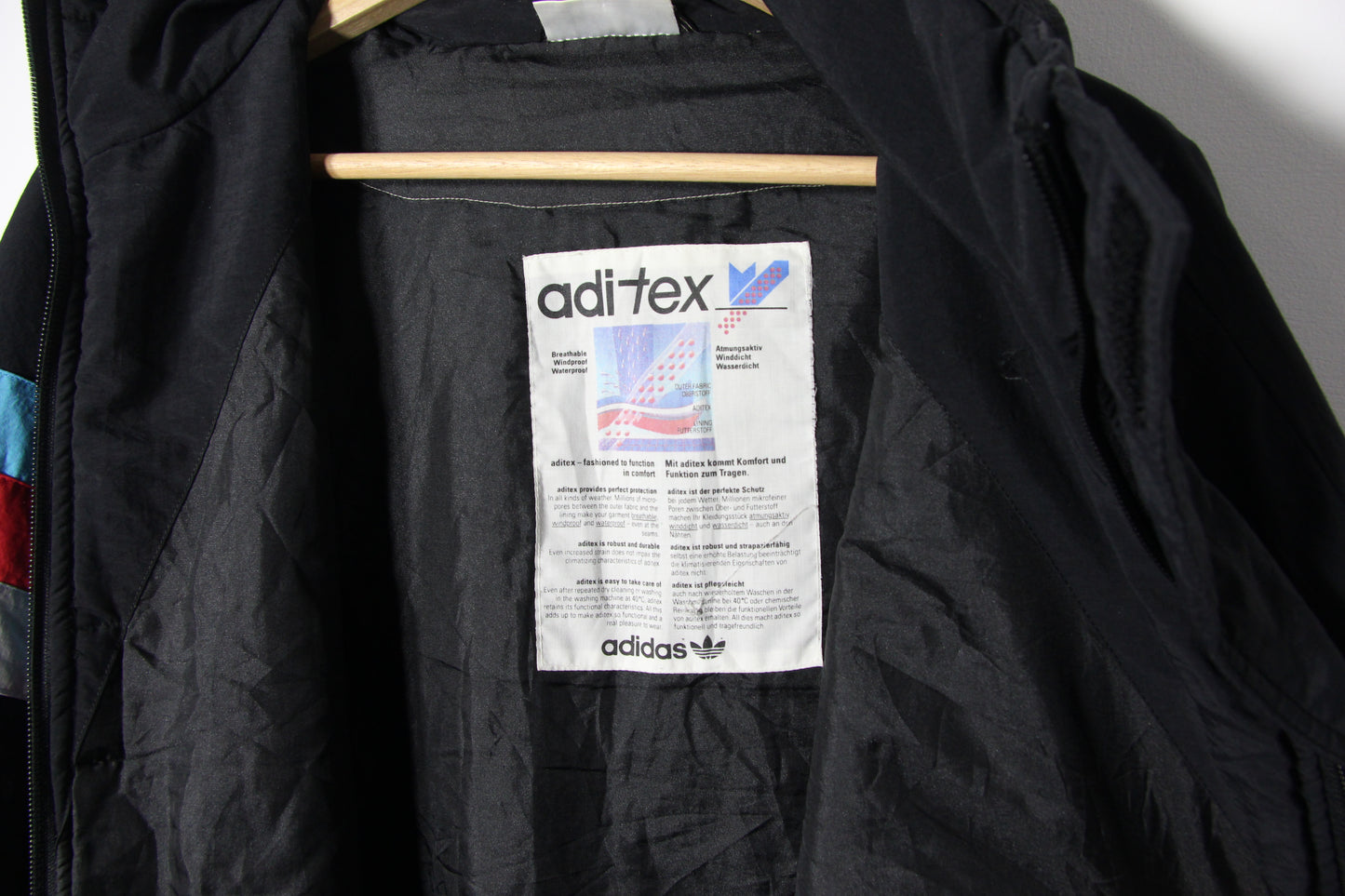 Vintage 90's Adidas Aditex Puffer Jacket - L/XL