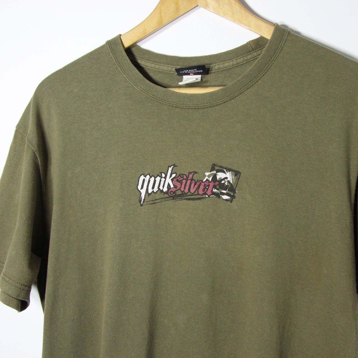 1990's Quiksilver Double Sided Graphic Tee - L