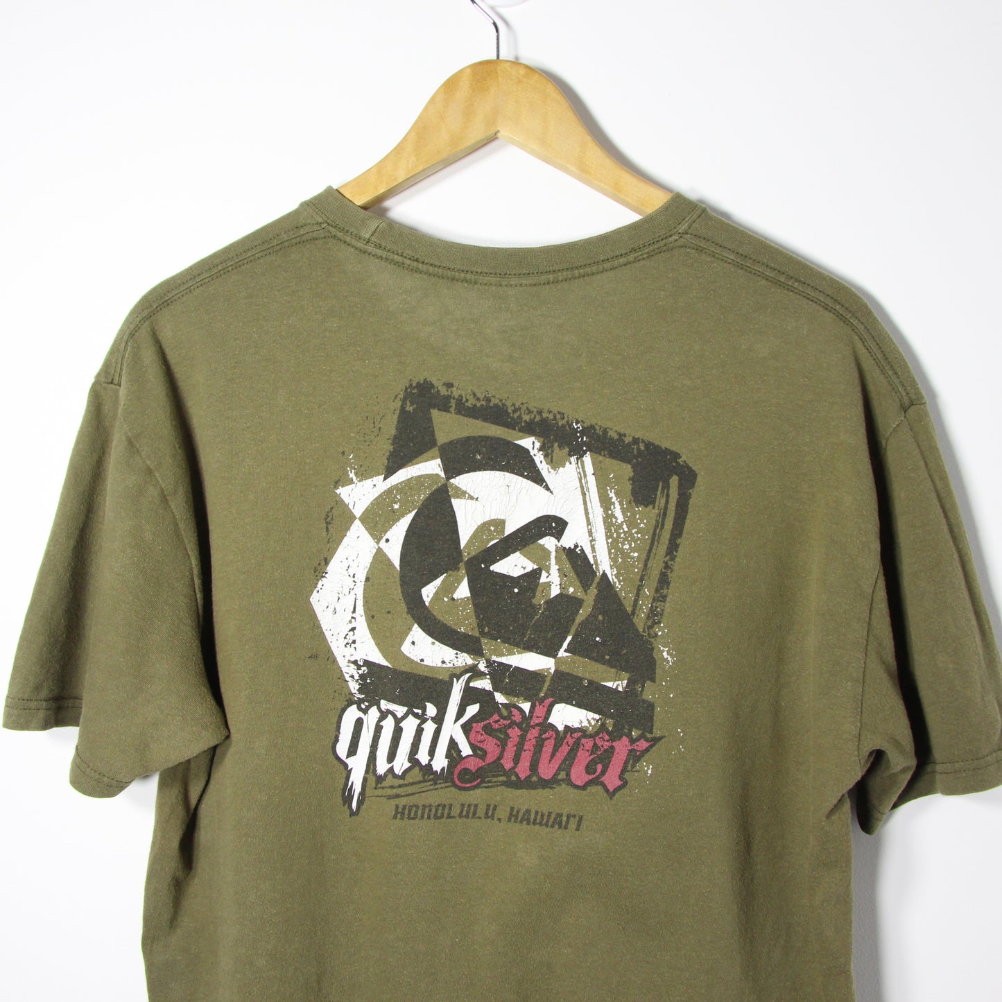 1990's Quiksilver Double Sided Graphic Tee - L