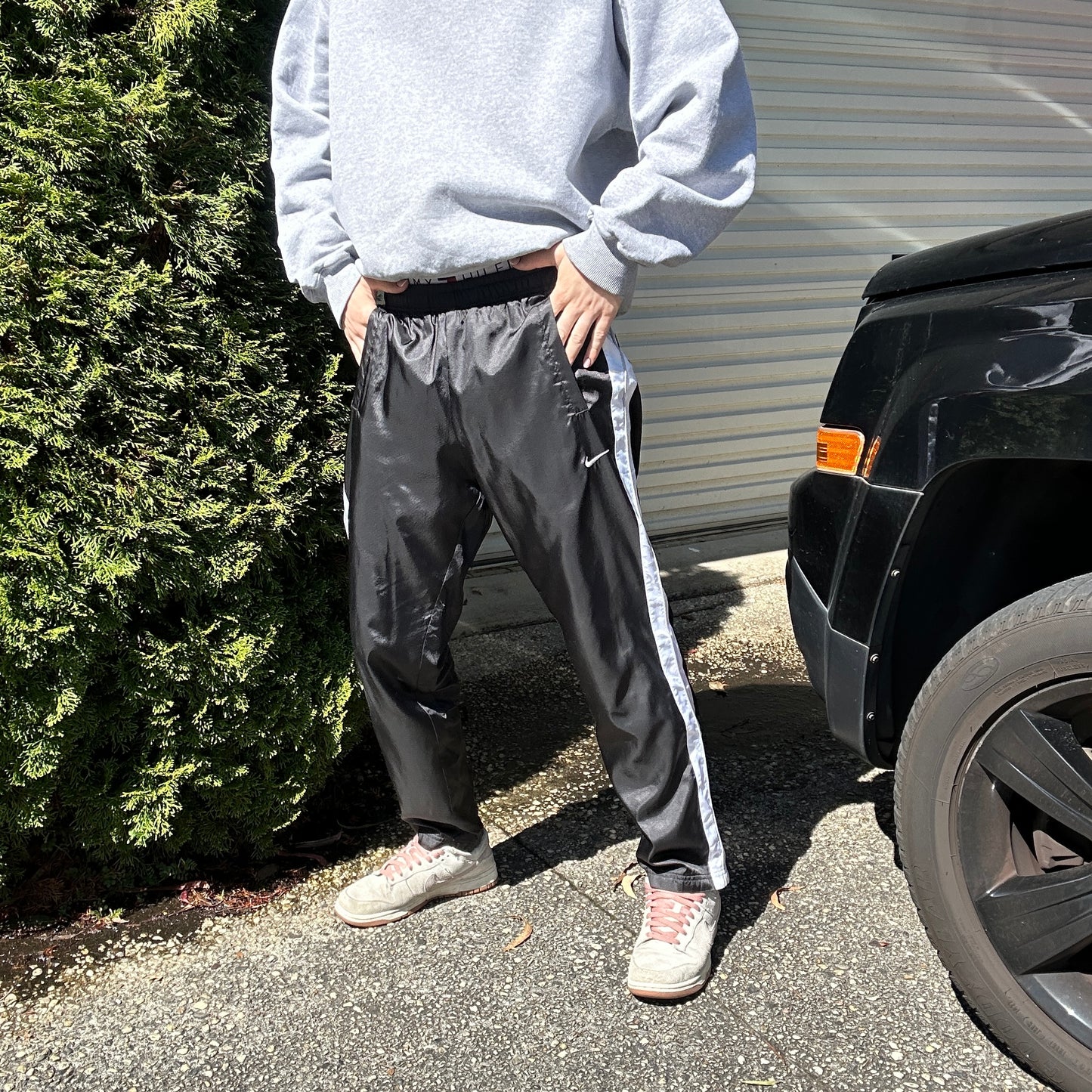 Vintage Nike Black Track Pants - S