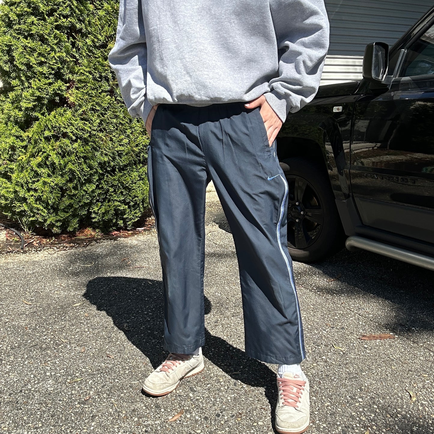 Vintage Nike Navy Track Pants - M(W)