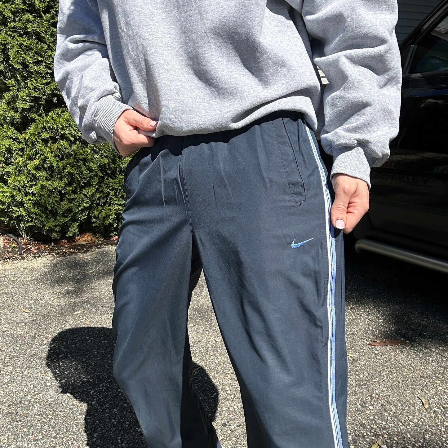 Vintage Nike Navy Track Pants - M(W)