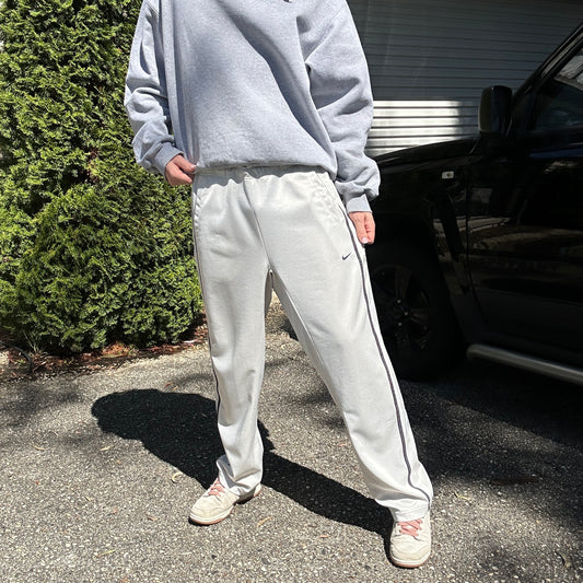 Vintage Nike Grey Track Pants -L