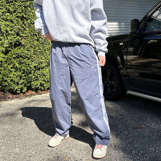 Vintage Nike Blue Track Pants - L