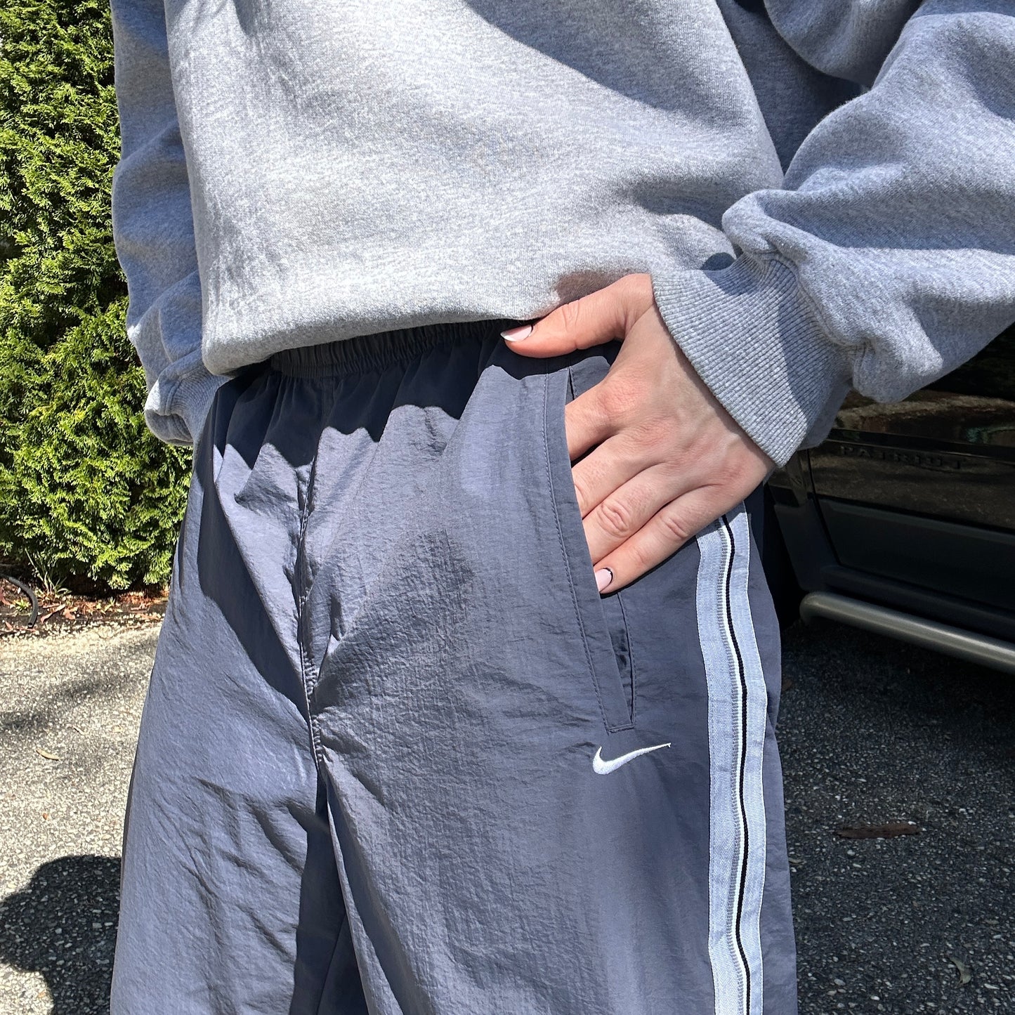 Vintage Nike Blue Track Pants - L