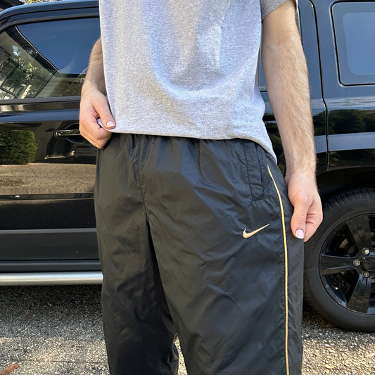 Vintage Black Nike Track Pants - L