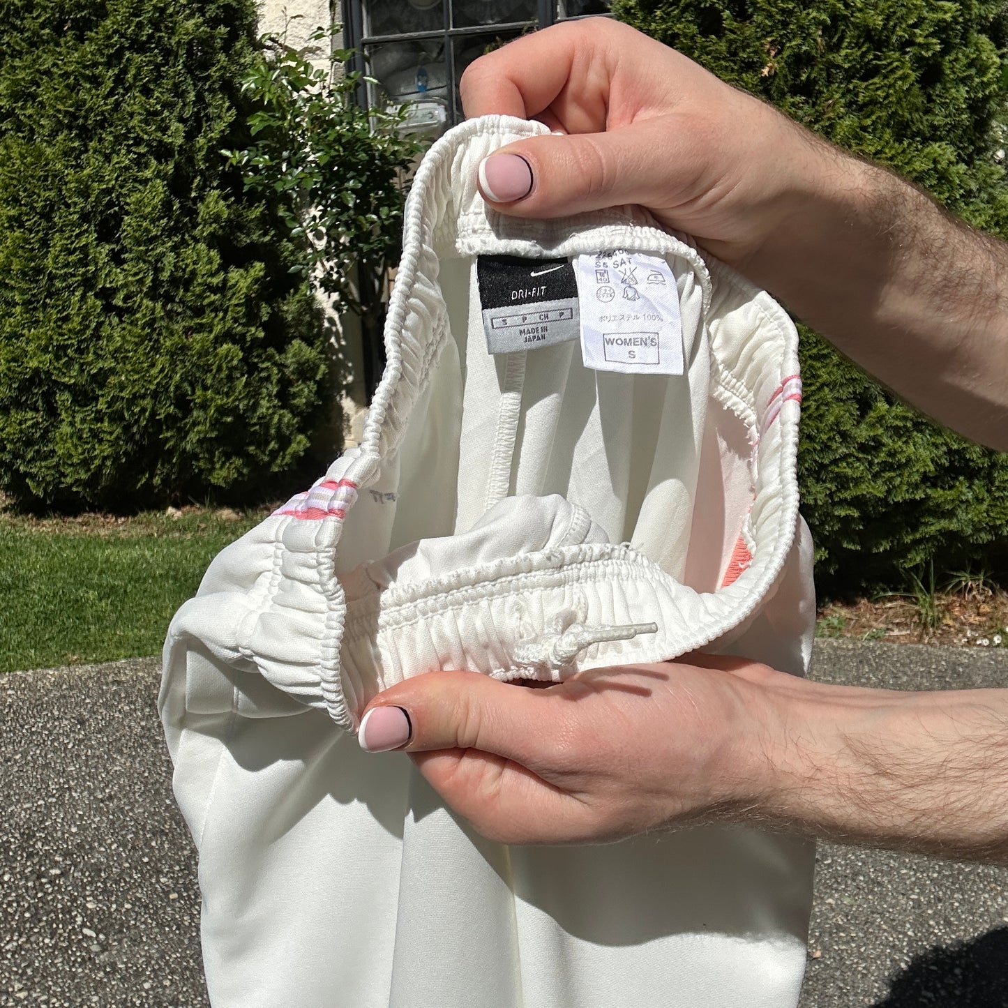 Vintage Nike White Track Pants - S(W)