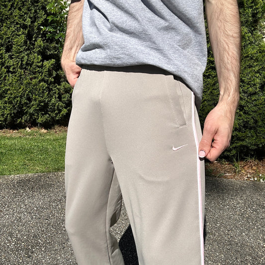 Vintage Nike Beige Track Pants - S(W)