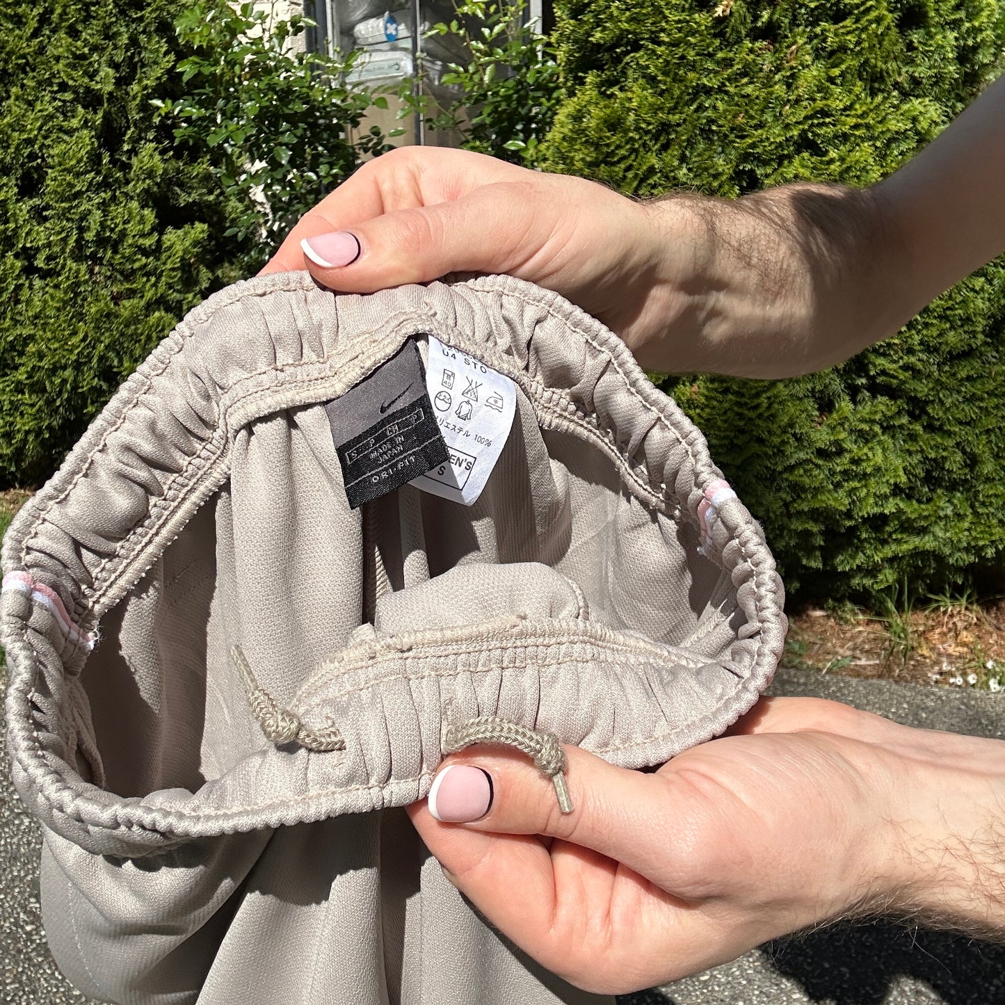 Vintage Nike Beige Track Pants - S(W)