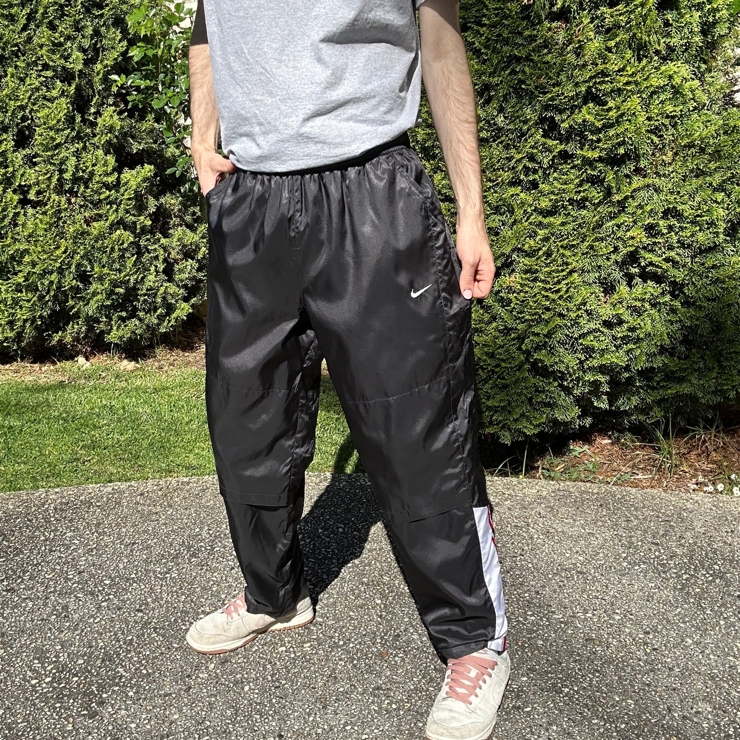 Vintage Nike Black Track Pants -M