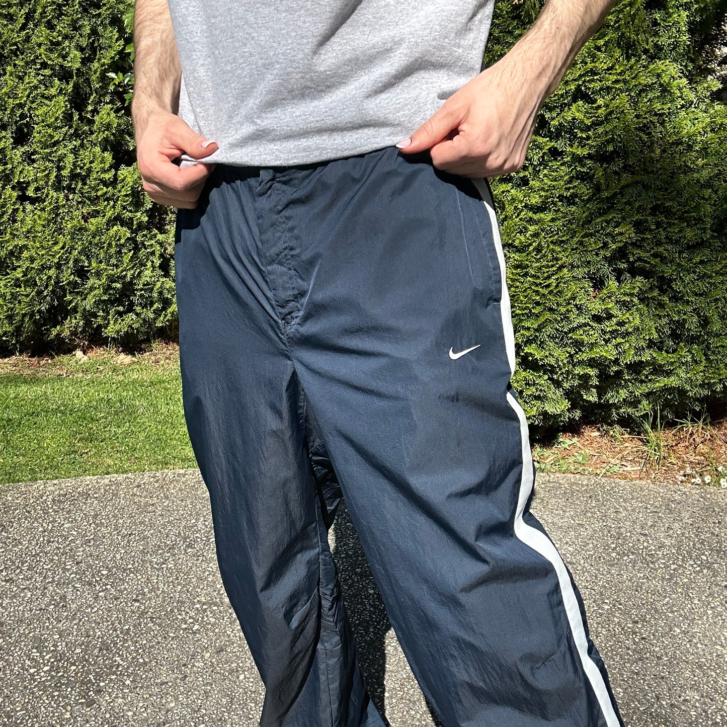 Vintage NIke Navy Track Pants - M