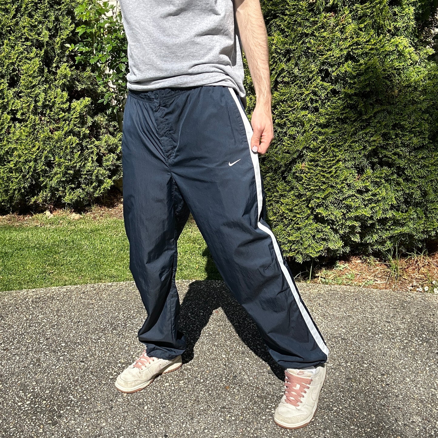 Vintage NIke Navy Track Pants - M